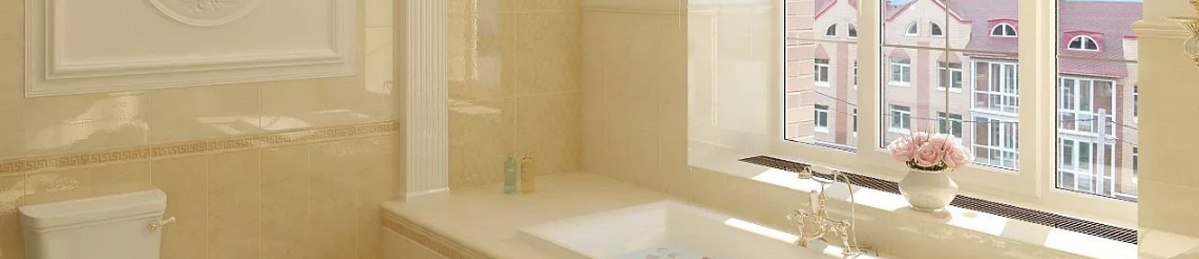 Лепнина из полиуретана в ванной - фото