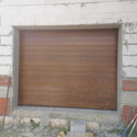 Секционные ворота на гараж в КП «Романово Лайф»