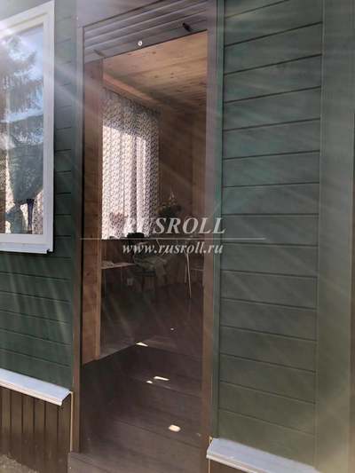 Роллета на вход в частный дом в СНТ Маяк