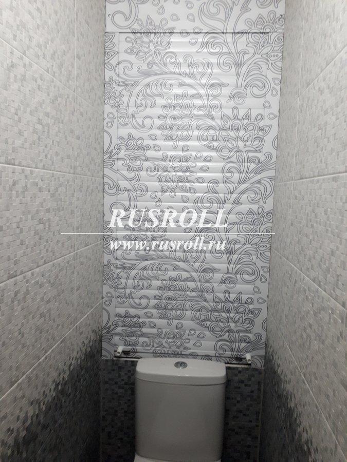 Рольставни с фотопечатью в туалет в Москве
