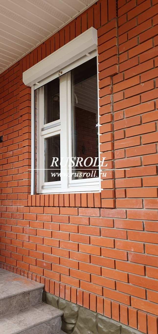 Рольставни на окна частного дома в Истринском районе